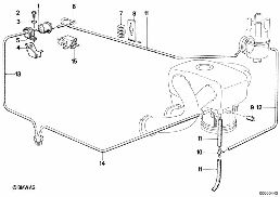 Commande d'allumage a depression diagram for BMW 5 Series E28 518i