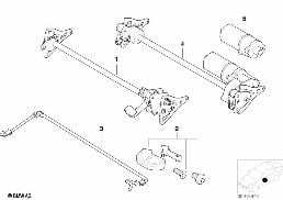 SEAT, FRONT, TILT ADJUSTMENT diagram for BMW X3 E83 2.5i