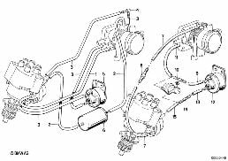 Commande d'allumage a depression diagram for BMW 3 Series E30 320i