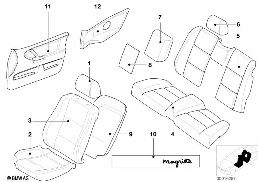 Individual Bélgica Magritte, PA259 diagram for BMW 3 Series E36 320i
