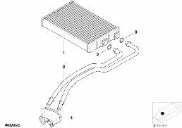HEATER RADIATOR BEHR diagram for BMW 3 Series E46 318i
