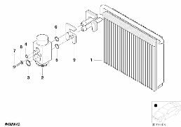 EVAPORATOR / EXPANSION VALVE diagram for BMW 3 Series E46 318i