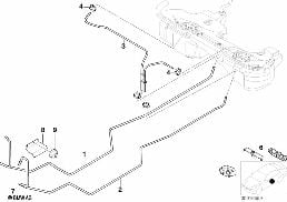 FUEL PIPE AND MOUNTING PARTS diagram for BMW 3 Series E46 318d