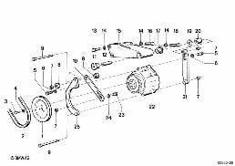 EMISSION CONTROL-AIR PUMP diagram for BMW 3 Series E21 320i