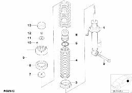 REAR SPRING STRUT, LEVELLING DEVICE diagram for BMW 7 Series E38 740i