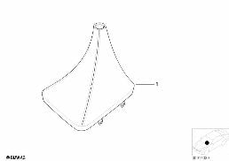 INDIVIDUAL LEATHER BOOT diagram for BMW 3 Series E36 320i