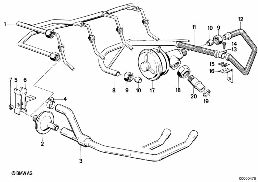 Reduccion substancias nocivas gas d.esc. diagram for BMW 3 Series E30 318i