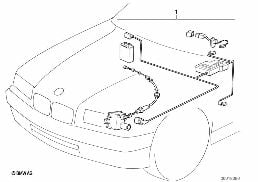 CRUISE CONTROL KIT diagram for BMW 3 Series E36 318i