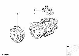 MAGNETIC CLUTCH diagram for BMW 3 Series E30 325i