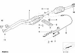 CATALYTIC CONVERTER/FRONT SILENCER