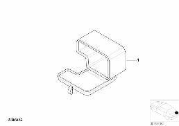 CD PLAYER COVER diagram for BMW 3 Series E36 323i