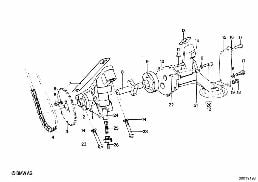 LUBRICATION SYSTEM/OIL PUMP WITH DRIVE