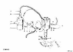 IGTN. COIL/SPARKPLUG CONNECTOR/SPARKPLUG diagram for BMW 2.5CS-3.0CSL 3.0CSi