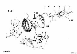 ALTERNATOR, INDIVIDUAL PARTS