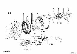 ALTERNATOR, INDIVIDUAL PARTS