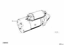 STARTER diagram for BMW 2500-3.3Li 3.0Si
