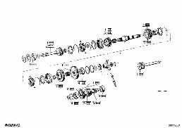 ZF S5-16 GEAR WHEEL SET,SINGLE PARTS