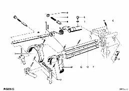 GETRAG 262 INNER GEAR SHIFTING PARTS diagram for BMW 2500-3.3Li 3.0Si