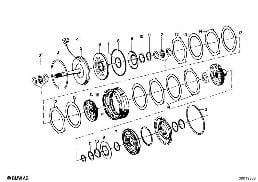 ZF 3HP20 DRIVE CLUTCH A/B
