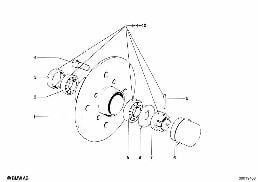WHEEL BEARING diagram for BMW 2500-3.3Li 3.0S