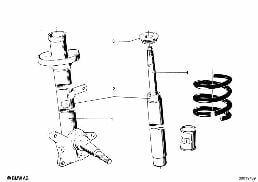 FRONT SPRING STRUT/SHOCK ABSORBER