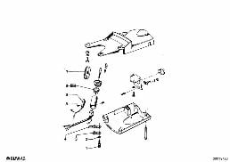 轉嚮鎖止器/點火開關 diagram for BMW 2.5CS-3.0CSL 3.0CSL
