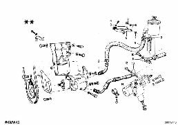 HYDRO STEERING-OIL PIPES