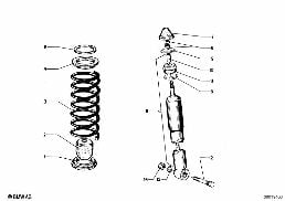 COIL SPRING/GUIDE SUPPORT/ATTACH.PARTS