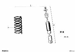 COIL SPRING/GUIDE SUPPORT/ATTACH.PARTS