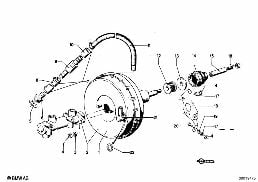 POWER BRAKE UNIT DEPRESSION
