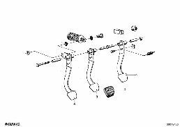 PEDALS-SUPPORTING BRACKET