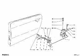 FRONT DOOR-HINGE/DOOR BRAKE