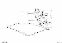 TRUNK LID, HINGE, LATCH