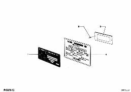 LABEL diagram for BMW 2.5CS-3.0CSL 2.5CS