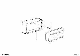 ASHTRAY diagram for BMW 2.5CS-3.0CSL 2.5CS
