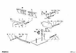 REGISTRATION PLATE MOUNTING diagram for BMW 2.5CS-3.0CSL 2.5CS