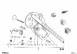 DOOR WINDOW LIFTING MECHANISM FRONT diagram for BMW 2.5CS-3.0CSL 2.5CS