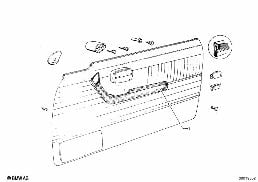 ARMREST FRONT diagram for BMW 2.5CS-3.0CSL 2.5CS
