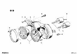 SINGLE COMPONENTS FOR HEADLIGHT