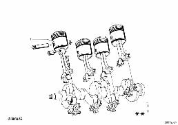 ลูกสูบ diagram for BMW 1502-2002tii 1502