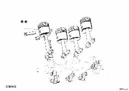Pistón diagram for BMW 1502-2002tii 2002
