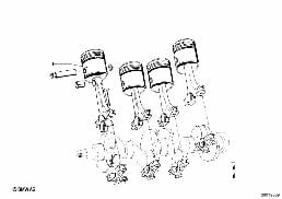 피스톤 diagram for BMW 1502-2002tii 2000tii
