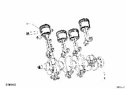피스톤 diagram for BMW 1502-2002tii 2000tii