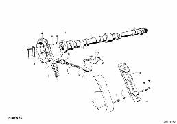 CAMSHAFT CAMSHAFT diagram for BMW 1500-2000CS 1800ti