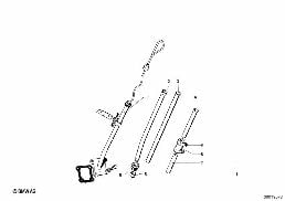 DIPSTICK diagram for BMW 1500-2000CS 1800ti