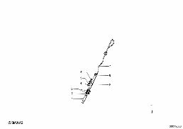 오일딥스틱 diagram for BMW 1502-2002tii 2000tii