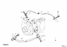 Sistema de lubrificação diagram for BMW 1502-2002tii 2002turbo