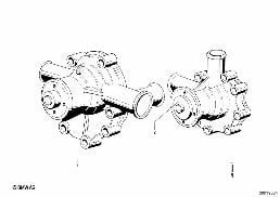 WATER PUMP diagram for BMW 1500-2000CS 1800ti