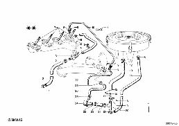 Abgasschadstoff-Reduzierung-Luftpumpe diagram for BMW 1502-2002tii 1602