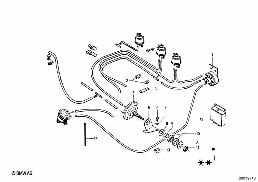 ตัวควบคุมการปล่อยมลพิษ-ปั๊มลม diagram for BMW 1502-2002tii 1502
